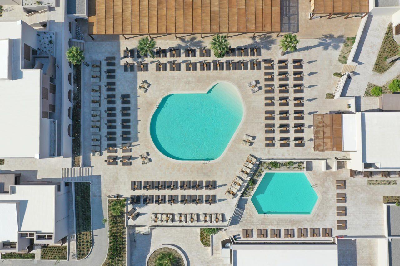 Elissa Adults-Only Lifestyle Beach Resort Kallithea  Exterior photo Aerial view of the hotel